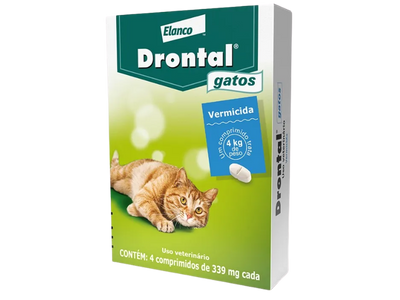 Vermífugo para Gato Drontal Ellanco Comprimido