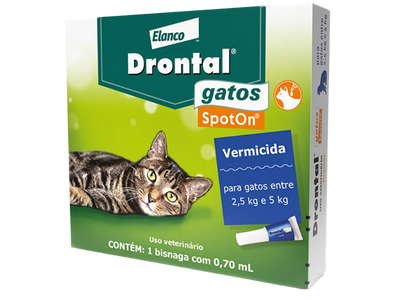 Vermífugo para Gato Drontal Spot On Pipeta
