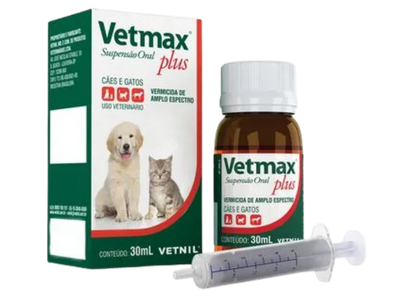 Vermífugo para Gato Vetmax Plus Líquido
