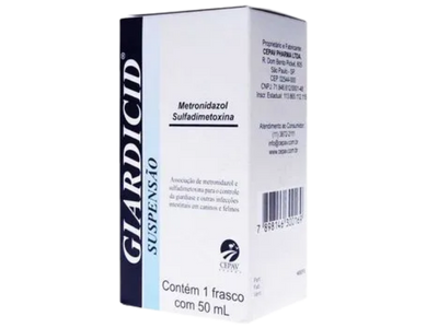 Vermífugo para Cães e Gatos Giardicid Suspensão Oral Líquido