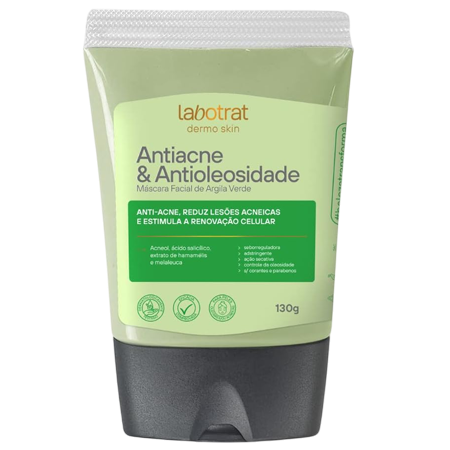 Labotrat Máscara Facial Argila Verde Antiacne