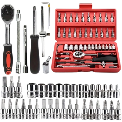 Kit de ferramentas 46 peças com maleta