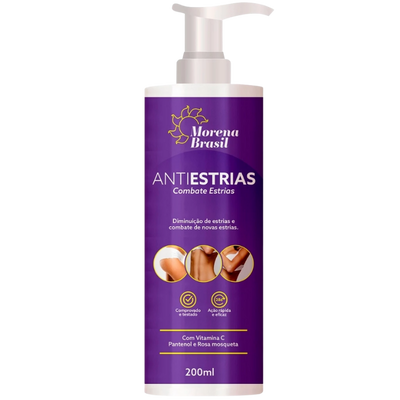 Creme anti-estrias para elasticidade da pele