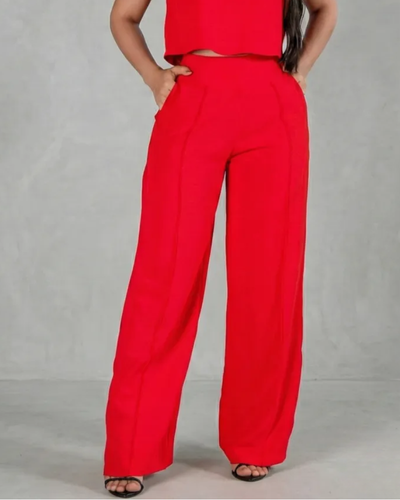 Calça Alfaiataria Feminina Moderna com Caimento Solto