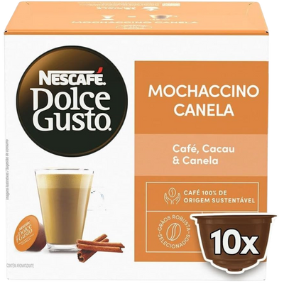 Caixa 10 Cápsulas Dolce Gusto Mochaccino Canela