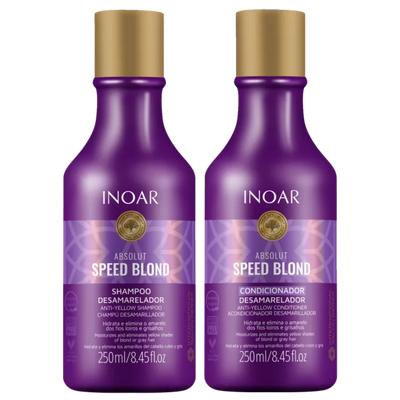 INOAR Kit Absolut Speed Blond Duo Violet (2 Produtos)