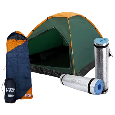 Kit Camping Iglu + Saco de Dormir + Isolante Térmico