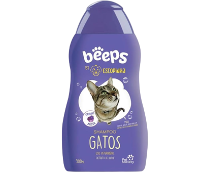 Beeps Estopinha Shampoo para Gatos 500 ml