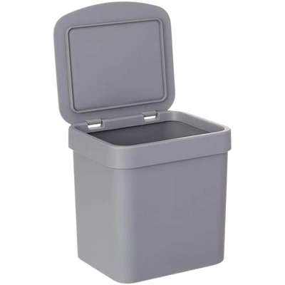 Lixeirinha Básica Banheiro e Cozinha Trium 2,5L