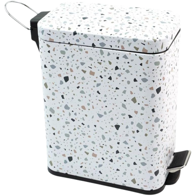 Lixeira Retangular com Pedal Oikos Granilite 5L