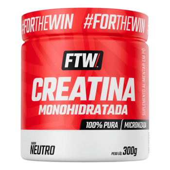 Creatina Monohidratada 100% Pura FTW Pote 300g
