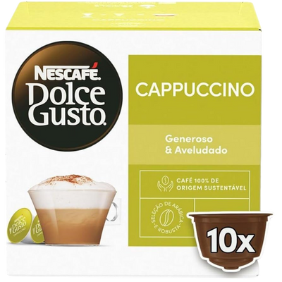 Caixa 10 Cápsulas Dolce Gusto Cappuccino