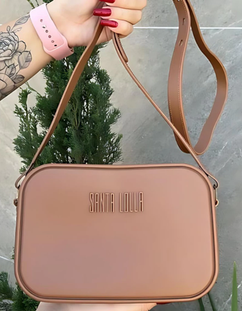 Bolsa Feminina Média Barcelona Injetada de Ombro Casual