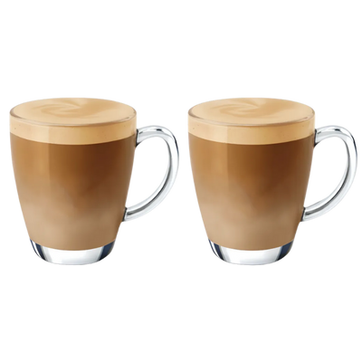 Kit 2 Canecas Transparentes 350 ml Clink