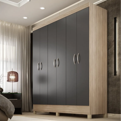 Guarda-Roupa Casal 6 Portas Falco Yescasa