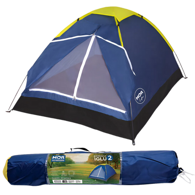 Barraca Camping Iglu 2 Pessoas Azul Mor