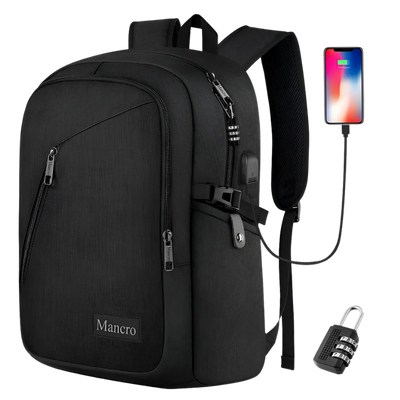 Mochila Reforçada Antifurto Semi Impermeável 15,6"