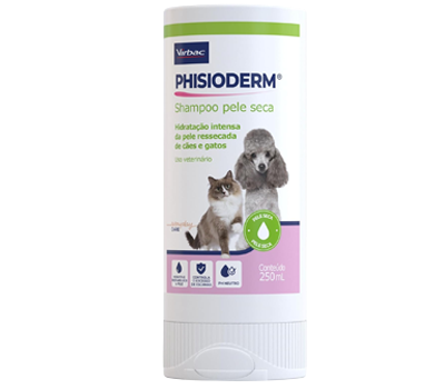 Virbac Phisioderm Shampoo Pele Seca Gatos 250 ml