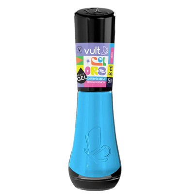 Vult Esmalte Azul Neon Bateria Colors