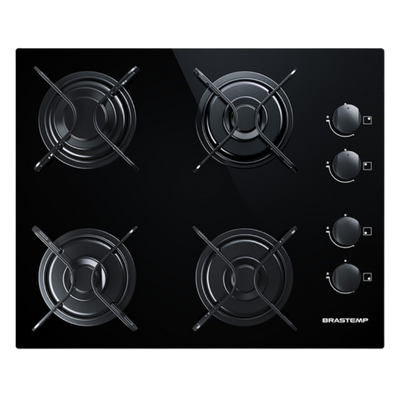 Cooktop 4 Bocas a Gás Brastemp BDD61AE