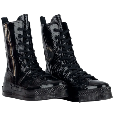 Tênis Converse Chuck Taylor com Zíper e Design Alto