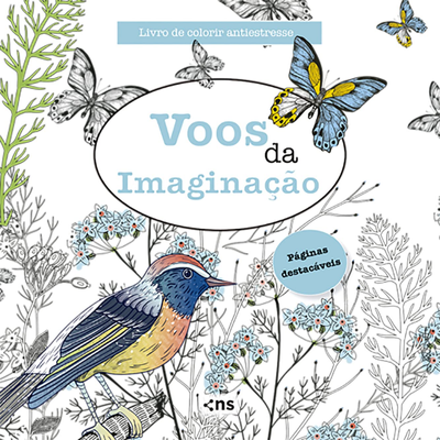 Voos da Imaginação: Livro de Colorir Antiestresse (Folhas destacáveis)