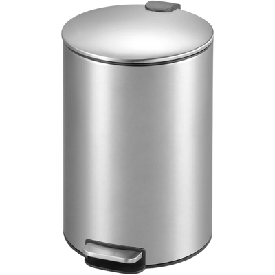 Lixeira Inox Redonda Slim Pedal PowermAid 3L