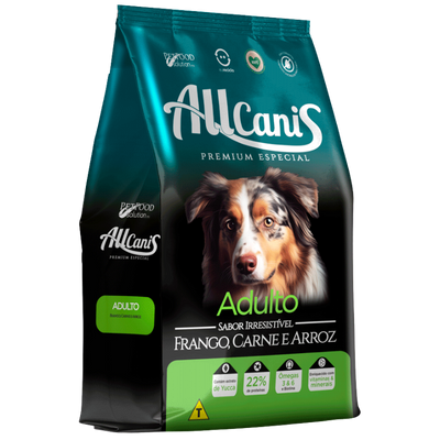 Ração Seca Allcanis Premium Cães Adultos Frango e Arroz
