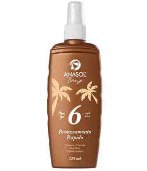 Óleo Bronzeador Anasol Spray FPS 6