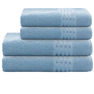 Kit 4 Toalhas Camesa Jogo de Banho Decor Especial