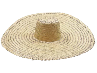 Chapéu de Palha Sombrero Grande Proteção Total