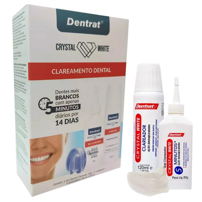 Clareamento Dental Crystal White Gel com Moldeira