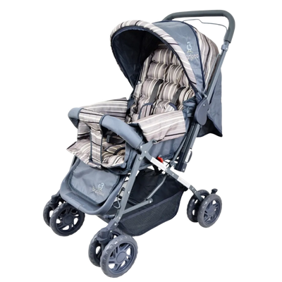 Carrinho de Bebê Mosquiteiro Reversível + Bolsa – Bamboo