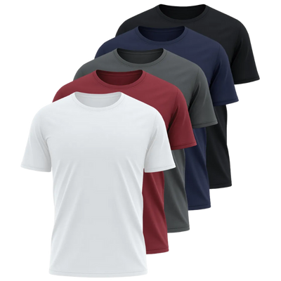 Kit 5 Camisetas Básicas Dry Fit Veronz