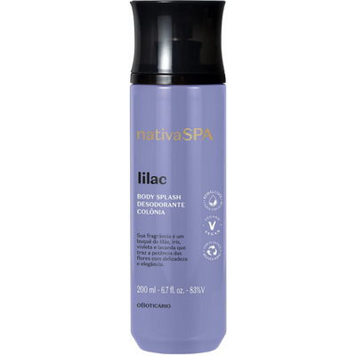 Nativa Spa Body Splash Lilac Desodorante Colônia 200ml
