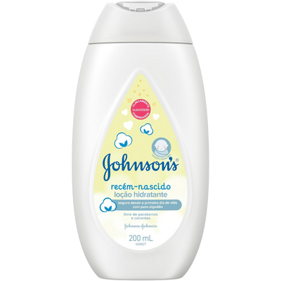 Sabonete Líquido Johnson’s Baby Hidratante Recém-Nascido 200ml