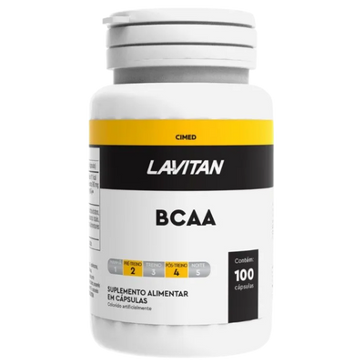 Suplemento BCAA Lavitan 100 Cápsulas