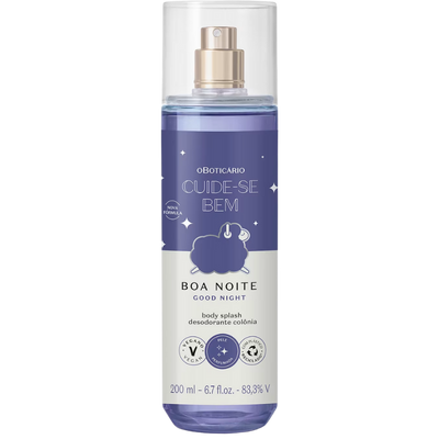 Cuide-se Bem Body Splash Desodorante Colônia Boa Noite 200ml