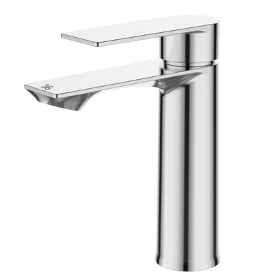 Torneira de Banheiro Cascata Monocomando Inox Prateado