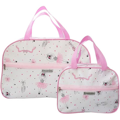 Kit 2 Bolsas Maternidade Menina Bailarina