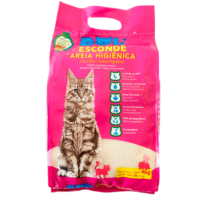 Areia Higiênica para Gatos Bob Esconde