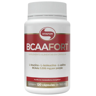 Suplemento BCAA Fort Vitafor 120 Cápsulas