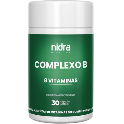 Suplemento para Cabelo Complexo B Nidra Nutrition 30 Cápsulas