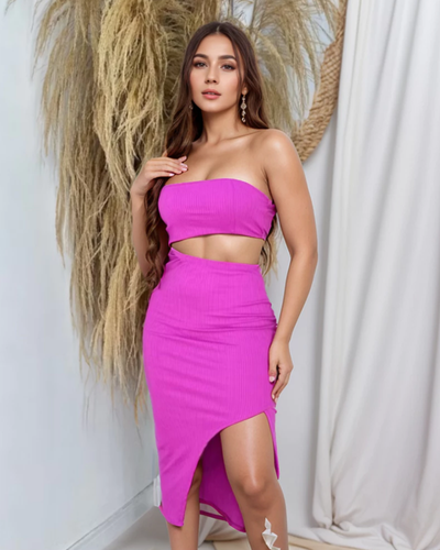 Vestido Longo Grécia Canelado Tomara que Caia