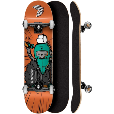Skate Montado Profissional Cisco Robot Abec 7