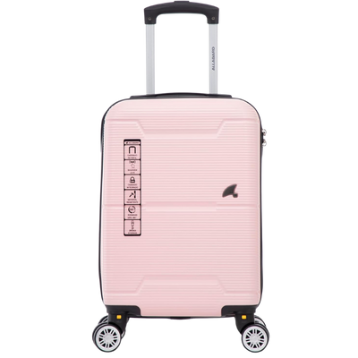 Mala de Bordo 8kg em ABS Rígido Padrão ANAC Allabard Rosa