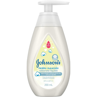 Sabonete Líquido Johnson’s Baby Recém-Nascido 200ml