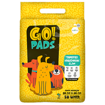 Tapete Higiênico Go Pads Slim 80x60cm