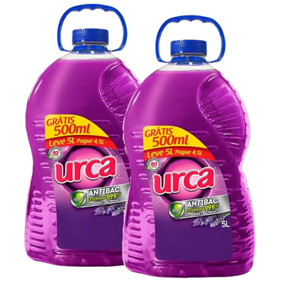 Kit 2 Desinfetantes Urca Lavanda Antibacteriano 5L