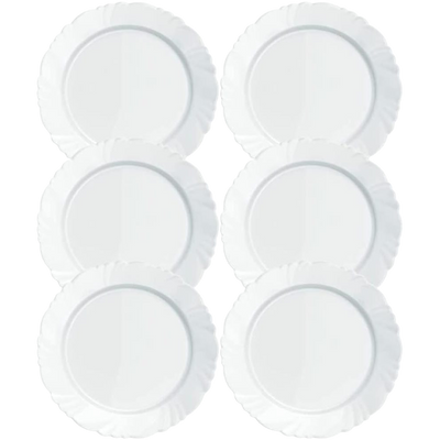 Jogo de Pratos Rasos 6 Peças Nadir Duralex Linha Pétala